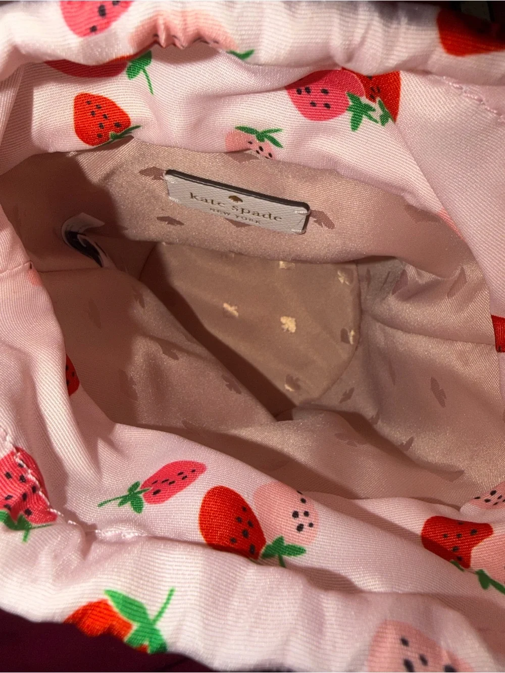 Kate Spade New York Straw Strawberry Crossbody Bag LIKE NEW